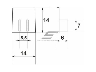 Galinis dangtelis srovėlaidžiui | šynai | 3P | 10mm² | FLF Promfactor Baltic | EC1003 | 4772151000166 1