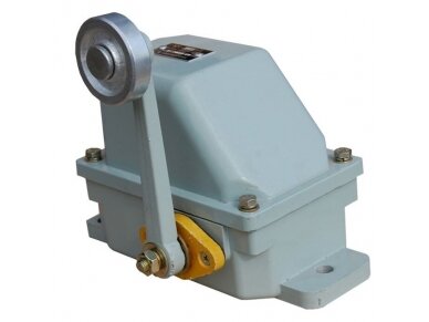 Mechaninis galinės padėties (galinukas) jungiklis | 10A | 230V | IP44 | metalinis | IEK | KU-701 U1
