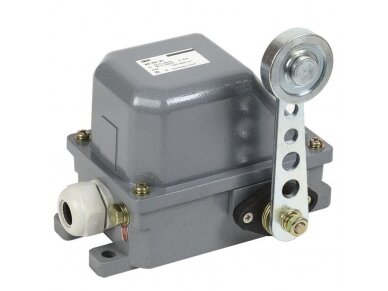 Mechaninis galinės padėties (galinukas) jungiklis | 10A | 230V | IP44 | metalinis | IEK | KU-701 U1 1 Mechaninis galinės padėties (galinukas) jungiklis | 10A | 230V | IP44 | metalinis | IEK | KU-701 U1 1