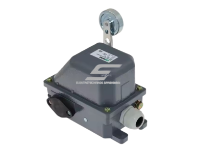 Mechaninis galinės padėties (galinukas) jungiklis su ratuku | 1NO+1NC | 10A | 230/400VAC | IP44 2