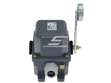 Mechaninis galinės padėties (galinukas) jungiklis su ratuku | 1NO+1NC | 10A | 230/400VAC | IP44 1