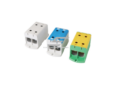 Galios gnybtai 2x35-240mm² kabelių -laidų pajungimui, komunikacijai į paskirstymo skydelį ant DIN bėgelio Galios gnybtai 2x35-240mm² kabelių -laidų pajungimui, komunikacijai į paskirstymo skydelį ant DIN bėgelio