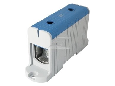 Galios paskirstymo gnybtas | 1P | 425/380 A (Cu/Al) | Cu 35–240 mm² / Al 35–240 mm² | 1000 V AC | montavimo plokštė | mėlynas (N) | Promfactor Baltic | FT1240N Galios paskirstymo gnybtas | 1P | 425/380 A (Cu/Al) | Cu 35–240 mm² / Al 35–240 mm² | 1000 V AC | montavimo plokštė | mėlynas (N) | Promfactor Baltic | FT1240N