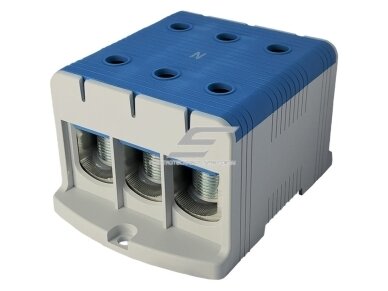Galios paskirstymo gnybtas | 3P | 425/380 A (Cu/Al) | Cu 35–240 mm² / Al 35–240 mm² | 1000 V AC | montavimo plokštė | mėlynas (N) | Promfactor Baltic | FT1240N3 Galios paskirstymo gnybtas | 3P | 425/380 A (Cu/Al) | Cu 35–240 mm² / Al 35–240 mm² | 1000 V AC | montavimo plokštė | mėlynas (N) | Promfactor Baltic | FT1240N3