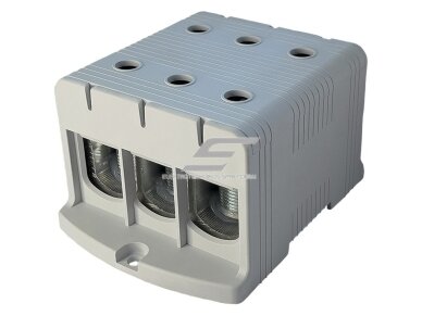 Galios paskirstymo gnybtas | 3P | 425/380 A (Cu/Al) | Cu 35–240 mm² / Al 35–240 mm² | 1000 V AC | montavimo plokštė | pilkas (L) | Promfactor Baltic | FT1240F3 Galios paskirstymo gnybtas | 3P | 425/380 A (Cu/Al) | Cu 35–240 mm² / Al 35–240 mm² | 1000 V AC | montavimo plokštė | pilkas (L) | Promfactor Baltic | FT1240F3