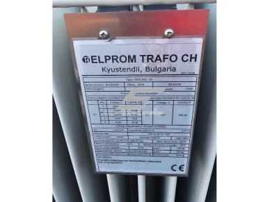 Galios transformatorius | 2500kVA | 10kV/0,4kV | Yyn0 | TMX 250/10 | ONAN | IP54/IP00 | Elprom | 34211.00.06 | 153469 Galios transformatorius | 2500kVA | 10kV/0,4kV | Yyn0 | TMX 250/10 | ONAN | IP54/IP00 | Elprom | 34211.00.06 | 153469