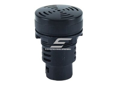 Garsinis signalas | 30mm | 230V | IP40 | juodas Garsinis signalas | 30mm | 230V | IP40 | juodas