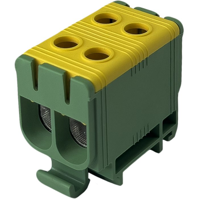 Power terminal | for wire connection | Cu/Al: 160/145A | Cu/Al: 2x2.5-50/6-50mm² | DIN | Yellow/Green | Promfactor Baltic FT1050G2 Power terminal | for wire connection | Cu/Al: 160/145A | Cu/Al: 2x2.5-50/6-50mm² | DIN | Yellow/Green | Promfactor Baltic FT1050G2