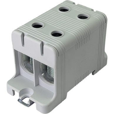 Power terminal | for wire connection | Cu/Al: 245/220A | Cu/Al: 2x16-95mm² | DIN | Gray | Promfactor Baltic FT1095F2 Power terminal | for wire connection | Cu/Al: 245/220A | Cu/Al: 2x16-95mm² | DIN | Gray | Promfactor Baltic FT1095F2