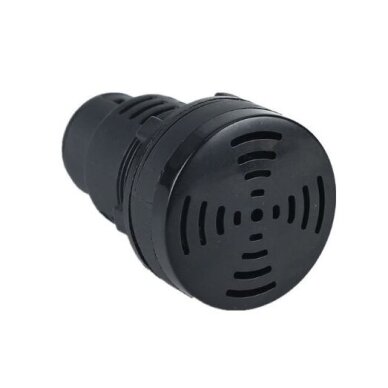 Helisignaal | 30mm | 230V | IP40 | must 1 Helisignaal | 30mm | 230V | IP40 | must 1