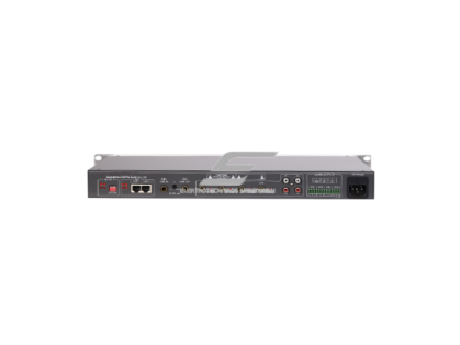 Garso adapteris | analogiškų garso sistemų prijungimui | 4 kanalų | su AUX išvestimi ir EMC valdymu | 1U slim dizainas | 19” rack montavimui 1 Garso adapteris | analogiškų garso sistemų prijungimui | 4 kanalų | su AUX išvestimi ir EMC valdymu | 1U slim dizainas | 19” rack montavimui 1