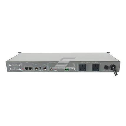 Audioadapter | heli signaali muundamine kõrgekvaliteediliseks analoogsignaaliks | 1 kanal | MP3/WAV/PCM dekodeerimise ja varuvõrguga | 19" rack paigalduseks 1