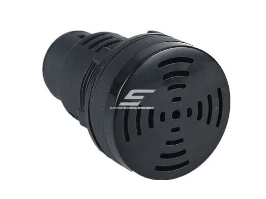 Garsinis signalas | 30mm | 230V | IP40 | juodas 1