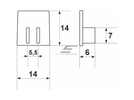 Galinis dangtelis srovėlaidžiui | šynai | 3P | 10mm² | FLF Promfactor Baltic | EC1003 | 4772151000166 1 Galinis dangtelis srovėlaidžiui | šynai | 3P | 10mm² | FLF Promfactor Baltic | EC1003 | 4772151000166 1