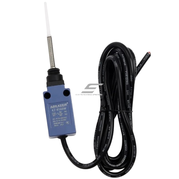 Piirswitch rullikuga kangiga | kaabliga | 5A | 250VAC | IP67 | NO+NC Piirswitch rullikuga kangiga | kaabliga | 5A | 250VAC | IP67 | NO+NC
