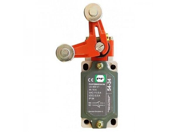 Mechaninis galinės padėties (galinukas) jungiklis su ratuku | 1NO+1NC | IP54  | FLS 15М 4234 | Promfactor Baltic | FLS15 34/54 | 4779040152128