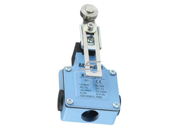 Mechaninis galinės padėties (galinukas) jungiklis su ratuku | 10A | 250VAC | IP66 Mechaninis galinės padėties (galinukas) jungiklis su ratuku | 10A | 250VAC | IP66