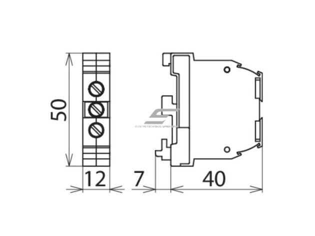 Gnybtas | 6-25mm² | ant DIN | žalias/geltonas | Entrelec | 5130-M16/12P 1