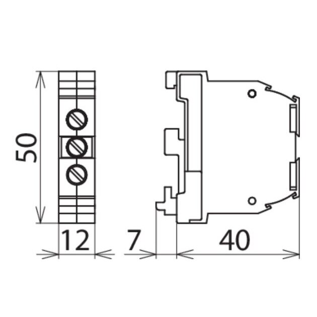Terminal | Connector mounted on DIN | 16mm² | Green-yellow | 5130-M16/12P Entrelec 1 Terminal | Connector mounted on DIN | 16mm² | Green-yellow | 5130-M16/12P Entrelec 1