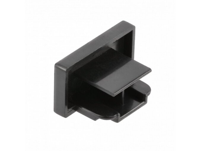 Galinis dangtelis magnetiniam šviestuvų bėgeliui | 2 eilučių | 1F | juodas | GTV Lighting | XLT-1FAC71-10 | 5902801321399