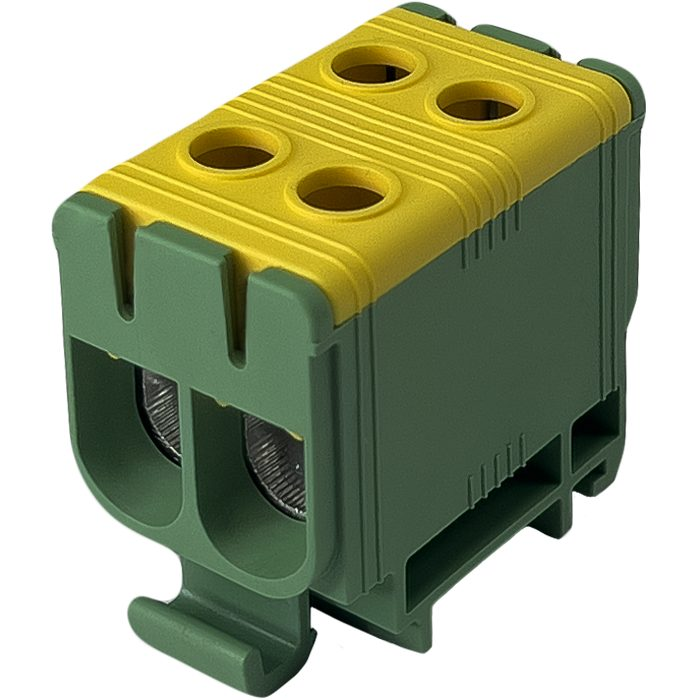 Power terminal | for wire connection | Cu/Al: 160/145A | Cu/Al: 2x2.5-50/6-50mm² | DIN | Yellow/Green | Promfactor Baltic FT1050G2 Power terminal | for wire connection | Cu/Al: 160/145A | Cu/Al: 2x2.5-50/6-50mm² | DIN | Yellow/Green | Promfactor Baltic FT1050G2