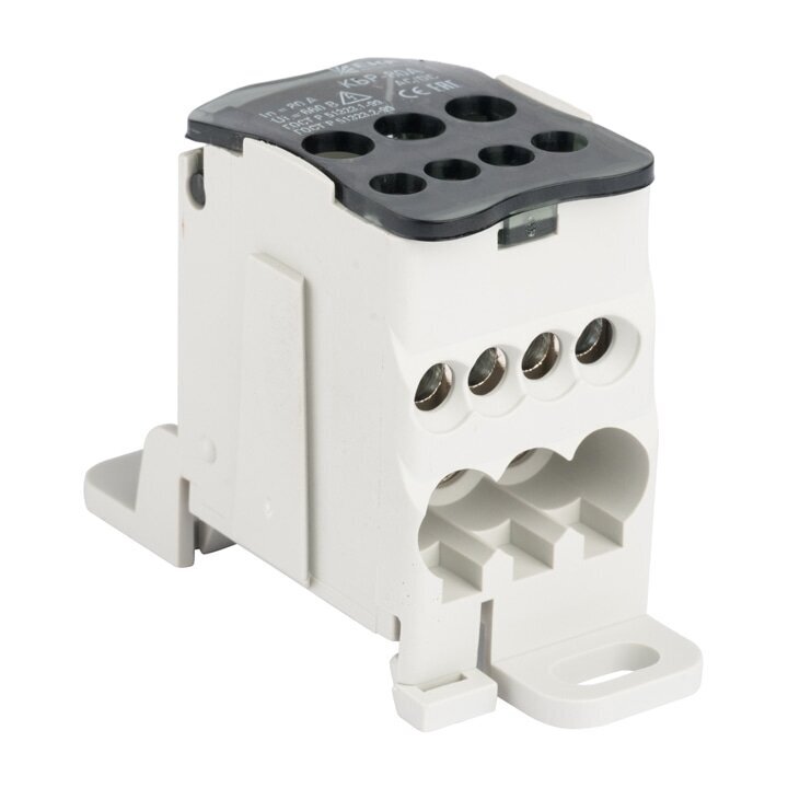 Zacisk rozdzielczy mocy | Al/Cu | 85A | Wejście: 3x1,5-16mm² | Wyjście: 4x1,5-6mm², 3x1,5-16mm² | na szynę DIN Zacisk rozdzielczy mocy | Al/Cu | 85A | Wejście: 3x1,5-16mm² | Wyjście: 4x1,5-6mm², 3x1,5-16mm² | na szynę DIN