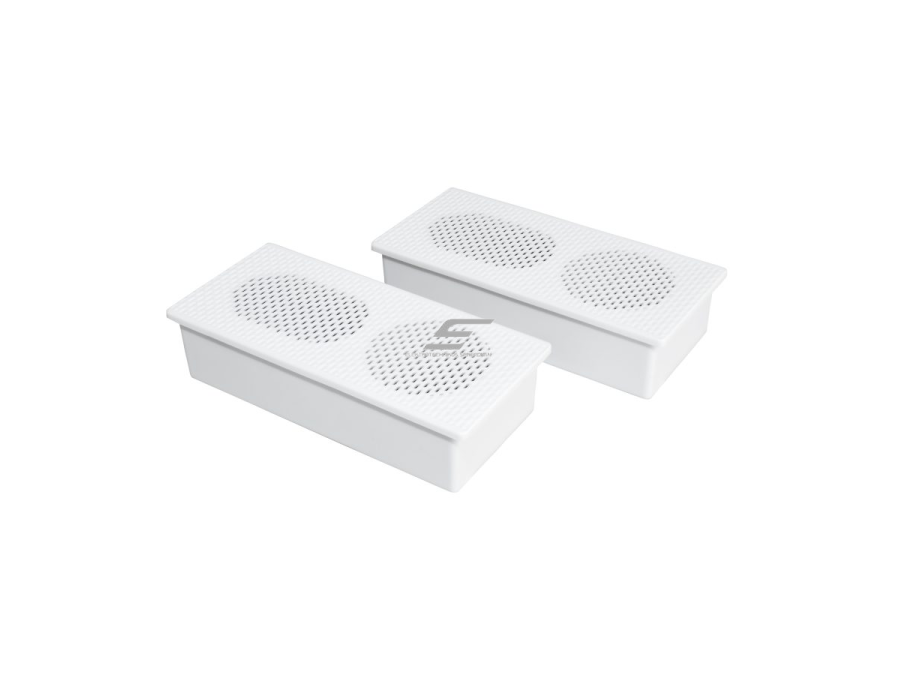 Garso kolonėlės veidrodžiui | Bluetooth 5.0 | 24V | 9W | baltos | IP54 | 2vnt. Garso kolonėlės veidrodžiui | Bluetooth 5.0 | 24V | 9W | baltos | IP54 | 2vnt.