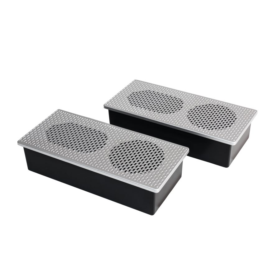 Mirror speakers | Bluetooth 5.0 | 24V | 9W | silver | IP54 | 2 pcs.