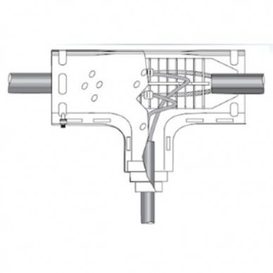 Gel-filled sleeve | cable-wire connector | 210x125x49 | for 1 core 6-16mm² | IP68 2 Gel-filled sleeve | cable-wire connector | 210x125x49 | for 1 core 6-16mm² | IP68 2