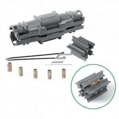 Gel-filled sleeve | cable-wire connector | 105x55x55 | for 2-5 core 1,5-6mm² | IPX8 | KING JOINT L6 3