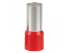 Antgalis laidų užmonolitinimui | izoliuotas | 95mm² | presuojamas | raudona | 25vnt. | ERHL | E08KH-02010109800 Antgalis laidų užmonolitinimui | izoliuotas | 95mm² | presuojamas | raudona | 25vnt. | ERHL | E08KH-02010109800