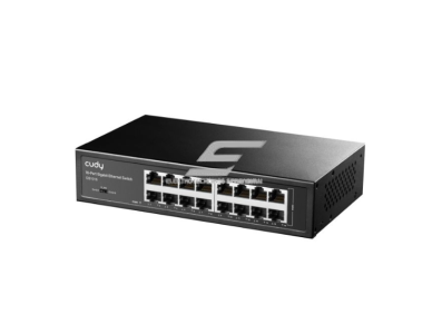 Ethernet komutatorius 16 portų | laidinio tinklo išplėtimas | 32Gbps | 23.808Mpps | 1000Mbps | nekonfiguruojamas | SWITCHCUDYGS1016 Ethernet komutatorius 16 portų | laidinio tinklo išplėtimas | 32Gbps | 23.808Mpps | 1000Mbps | nekonfiguruojamas | SWITCHCUDYGS1016