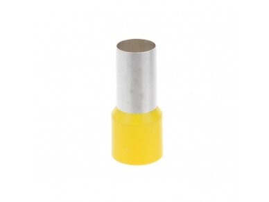 Antgalis laidų užmonolitinimui | izoliuotas | 150mm² | presuojamas | geltona | 25vnt. | ERHL | E08KH-02010110000 Antgalis laidų užmonolitinimui | izoliuotas | 150mm² | presuojamas | geltona | 25vnt. | ERHL | E08KH-02010110000