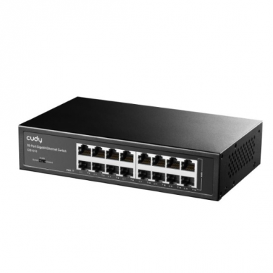 Ethernet-коммутатор 16 портов | расширение проводной сети | 32 Гбит/с | 23.808 Mpps | 1000 Мбит/с | неуправляемый | SWITCHCUDYGS1016 Ethernet-коммутатор 16 портов | расширение проводной сети | 32 Гбит/с | 23.808 Mpps | 1000 Мбит/с | неуправляемый | SWITCHCUDYGS1016
