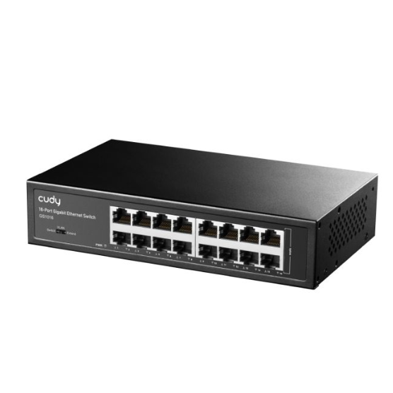 Ethernet-коммутатор 16 портов | расширение проводной сети | 32 Гбит/с | 23.808 Mpps | 1000 Мбит/с | неуправляемый | SWITCHCUDYGS1016 Ethernet-коммутатор 16 портов | расширение проводной сети | 32 Гбит/с | 23.808 Mpps | 1000 Мбит/с | неуправляемый | SWITCHCUDYGS1016