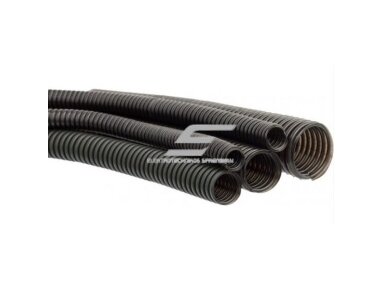 Gofruotas vamzdis | D14mm | po 100m | minkštas | elektros instaliacijai | IP40 | juodas | 1m | 5907760071378 Gofruotas vamzdis | D14mm | po 100m | minkštas | elektros instaliacijai | IP40 | juodas | 1m | 5907760071378