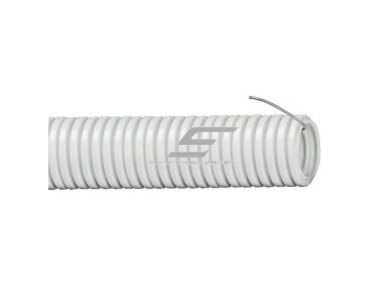 Gofruotas vamzdis | D20mm | po 10m | su viela | 350N | elektros instaliacijai | pilkas | IP40 | 1m | IEK | CTG20-20-K41-010I | 4606056390919