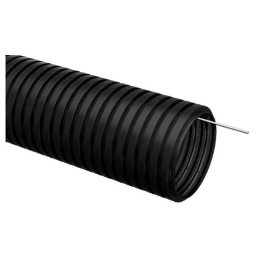 Gofrēta caurule | D25mm | 10m rullis | ar ievilkšanas stiepli | 750N | elektroinstalācijām | melna | 1m | IEK | CTG20-25-K02-010-1 | 4606056391091 Gofrēta caurule | D25mm | 10m rullis | ar ievilkšanas stiepli | 750N | elektroinstalācijām | melna | 1m | IEK | CTG20-25-K02-010-1 | 4606056391091