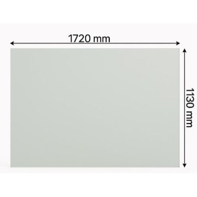 Rūdīts stikls 5mm | pulēts | 1720x1130mm Rūdīts stikls 5mm | pulēts | 1720x1130mm