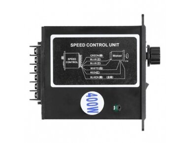 Greičio reguliatorius | 3A | 400W | 230V | 90-1700rpm | US-52 | E17997 1