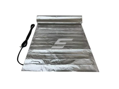 Elektrinis grindų šildymo kilimėlis | su išmaniu termostatu | 230V | 150W | 120W/m² | 0,5x24m | IP67 | aliuminio folijos šildymo sistema