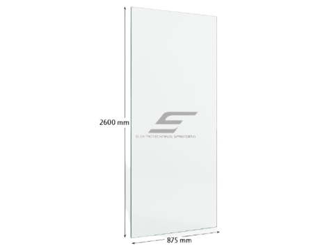 Grūdintas stiklas 5mm | šlifuotas | 2600x875mm