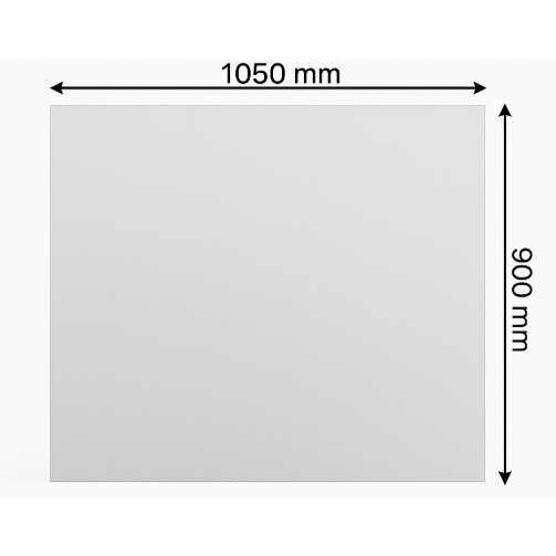 Szkło hartowane 6mm | szlifowane | 1050x900mm