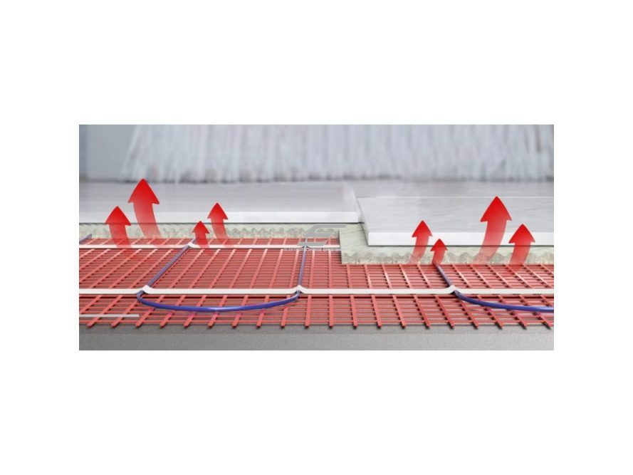 Grindų šildymo kilimėlis | 0,5x14m | 7m² | 1050W | 230V 3 Grindų šildymo kilimėlis | 0,5x14m | 7m² | 1050W | 230V 3