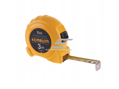 Ruletė Komelon ECO 3 m x 16 mm | 2 klasės tikslumas | ergonomiška | patikimas stabdymo mechanizmas Ruletė Komelon ECO 3 m x 16 mm | 2 klasės tikslumas | ergonomiška | patikimas stabdymo mechanizmas