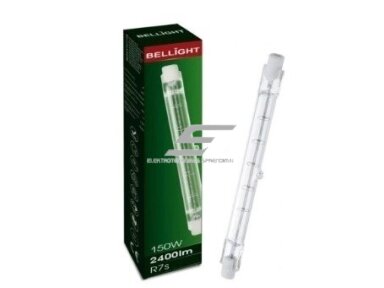 Halogeninė lemputė R7s | 150W | 2400lm | 230V | J118x9mm | Bellight | 5901854564845 Halogeninė lemputė R7s | 150W | 2400lm | 230V | J118x9mm | Bellight | 5901854564845