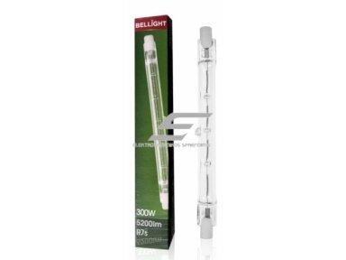 Halogeninė lemputė R7s | 300W | 5200lm | 230V | 118x9mm | Bellight | 5901854563961 Halogeninė lemputė R7s | 300W | 5200lm | 230V | 118x9mm | Bellight | 5901854563961