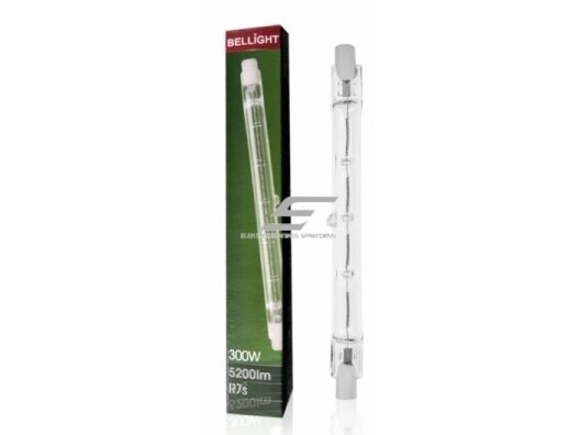 Halogeninė lemputė R7s | 300W | 5200lm | 230V | 118x9mm | Bellight | 5901854563961