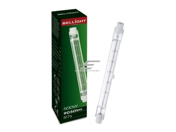 Halogeninė lemputė R7s | 500W | 9050lm | 230V | 118x9mm | Bellight | 5901854563978 Halogeninė lemputė R7s | 500W | 9050lm | 230V | 118x9mm | Bellight | 5901854563978