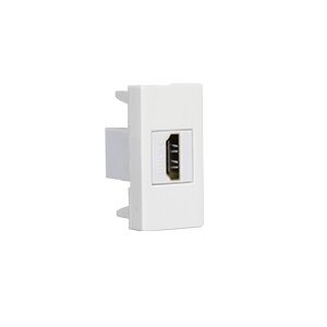 HDMI socket | 1 gang | 1 module | flush-mounted | white HDMI socket | 1 gang | 1 module | flush-mounted | white